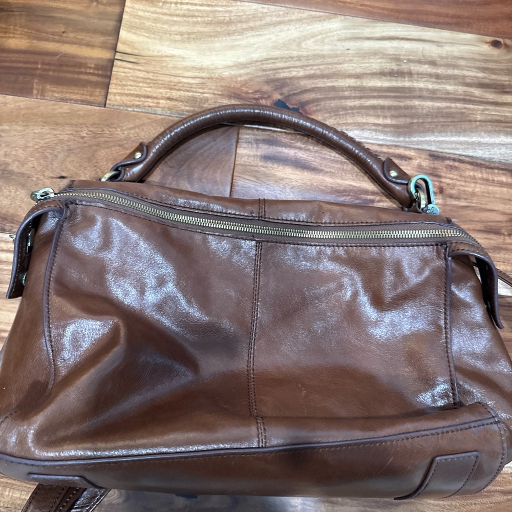 HOBO Rich Brown Leather Hobo Bag